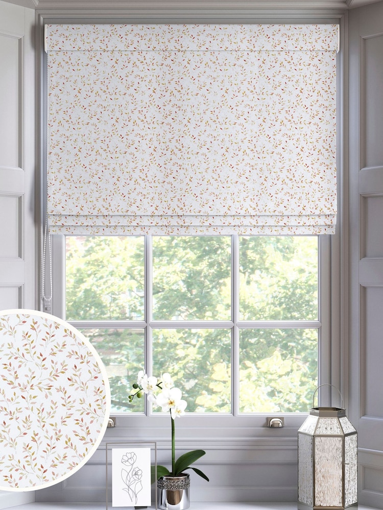 Sienna Red Shelby Made to Measure Roman Blind - Image 1 of 7 Sienna Red Shelby Made to Measure Roman Blind - Image 1 of 7
