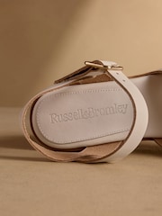 Russell & Bromley Oatmeal Blakelow Platform Heeled Sandals - Image 7 of 7