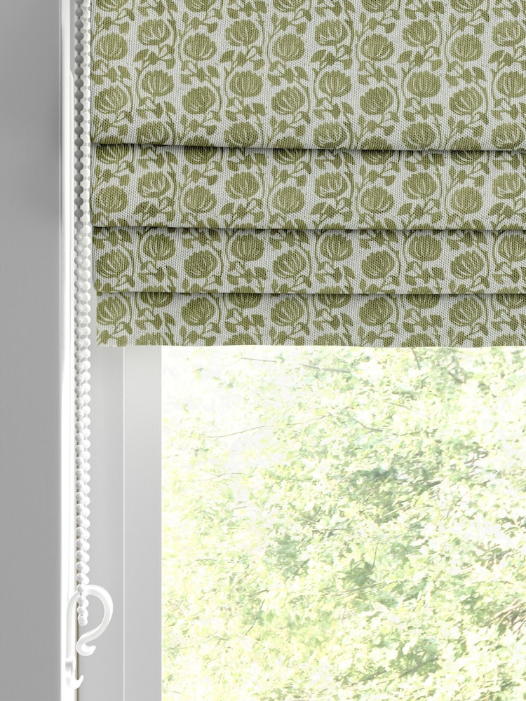 Olive Green Eliza Made to Measure Roman Blind - Image 2 of 7