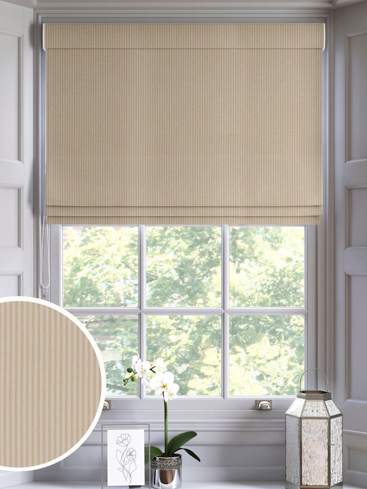 Natural Josie Made to Measure Roman Blind - Image 1 of 7 Natural Josie Made to Measure Roman Blind - Image 1 of 7