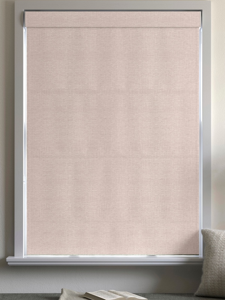 Shell Pink Gleam Made to Measure Roman Blind - Image 2 of 7 Shell Pink Gleam Made to Measure Roman Blind - Image 2 of 7