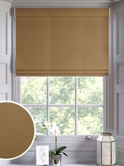 Gold Gleam Made to Measure Roman Blind - Image 1 of 7