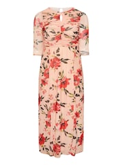 Yours Curve Orange London Keyhole Dress - Image 5 of 5