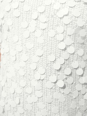 Yours Curve White London Sequin T-Shirt Dress - Image 6 of 6