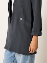 أسود - سترة جيرسي بملمس بارز من M&Co - Image 4 of 5