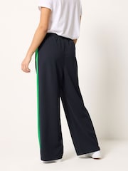 M&Co Navy Side Stripe Trousers - Image 3 of 5