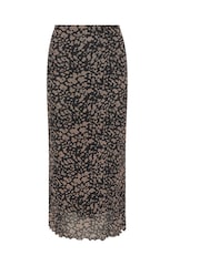 M&Co Brown Petite Mesh Maxi Skirt - Image 5 of 5