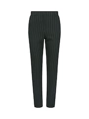 M&Co Black Pinstripe Tailored Straight Leg Trousers - Image 5 of 5