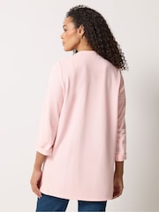 M&Co Pink Textured Jersey Jacket - Image 3 of 5