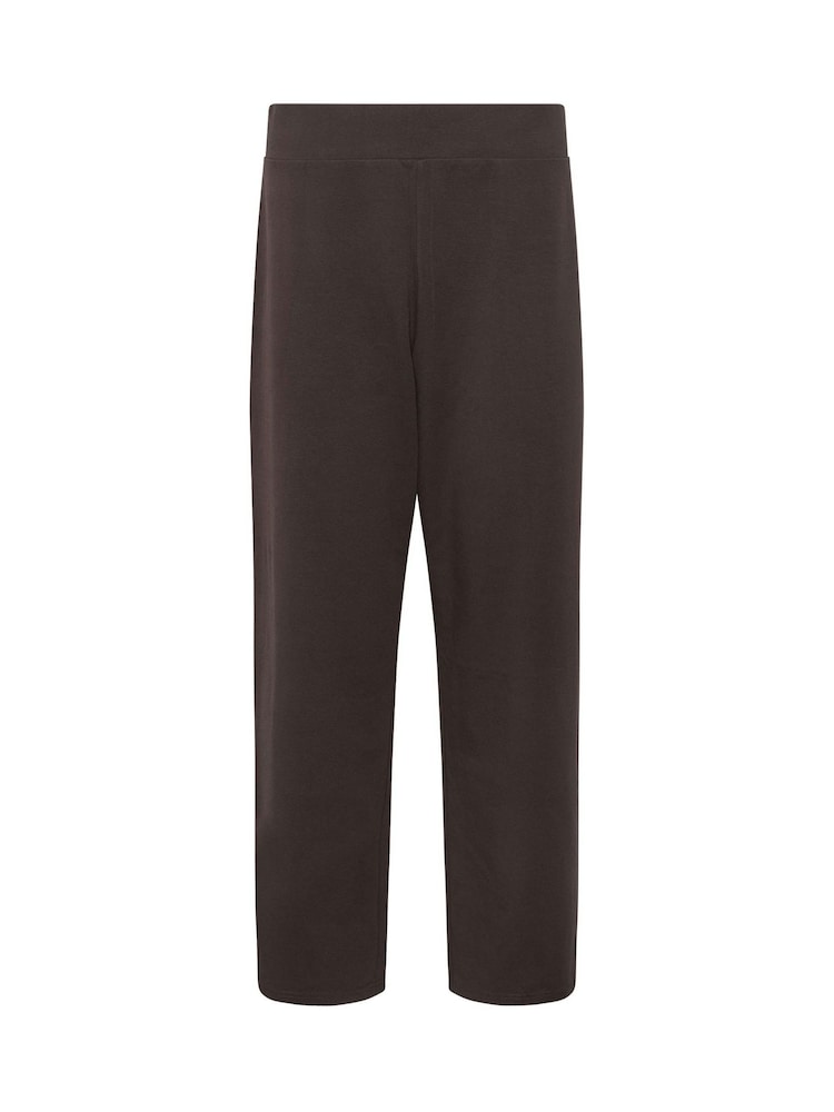 M&Co Brown Petite Wide Leg Yoga Trousers - Image 5 of 5