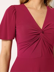 Long Tall Sally Red Twist Front Maxi Dress - Image 4 of 5