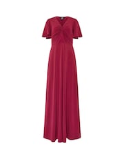 Long Tall Sally Red Twist Front Maxi Dress - Image 5 of 5