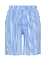 Yours Curve Blue Pull On Jersey Shorts - Image 5 of 5