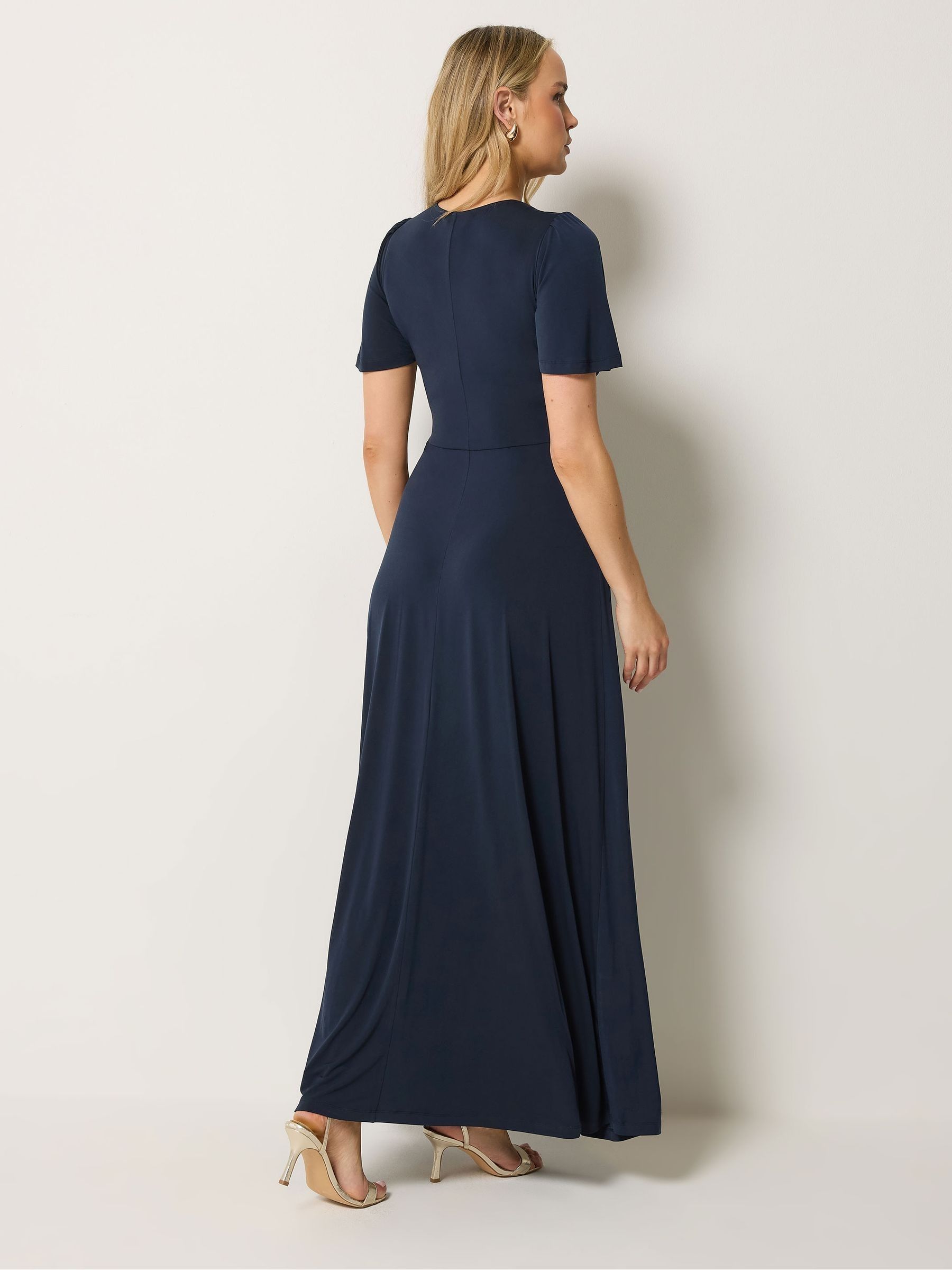 ワンピース Lisa check long dress navy Buy Long Tall Sally Blue Twist Front Maxi Dress from Next Romania