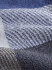 Navy Blue Buffalo Check Scarf - Image 3 of 3