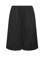 שחור - PixieGirl Petite Poplin Extra Long Culottes - תמונה 5 מתוך 5
