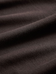 The Set 2 Pack Barrel Leg Trousers With Linen Stone Brown/Chocolate Brown - Image 11 of 11