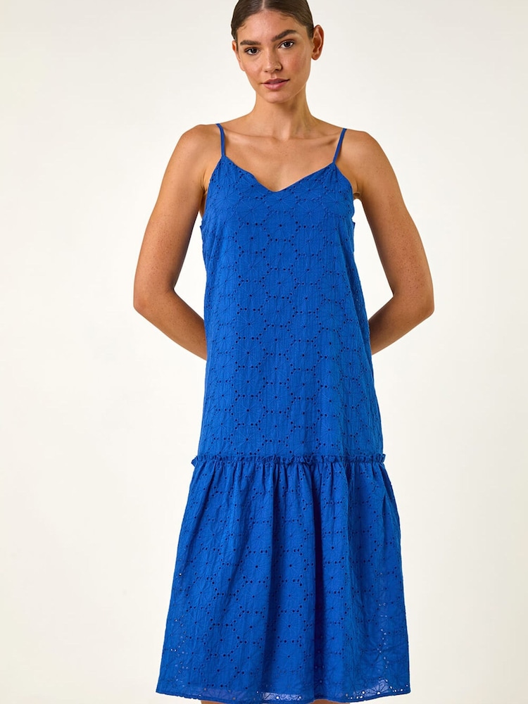Roman Broderie Frill Tiered Midi Dress - Εικόνα 2 από 5