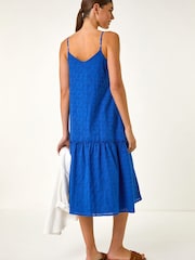 Roman Broderie Frill Tiered Midi Dress - Εικόνα 3 από 5