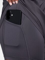 Gridiron Grey - Шорти Nike One Dri-FIT Mid Rise 3" 2-in-1 - Image 4 of 4