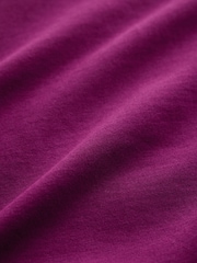 Burgundy Long Sleeve Broderie Hem Top (3mths-7yrs) - Image 7 of 8