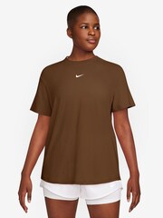 Cacao Wow Marrón - Camiseta de manga corta Nike One Relaxed Dri-FIT - Imagen 1 de 3