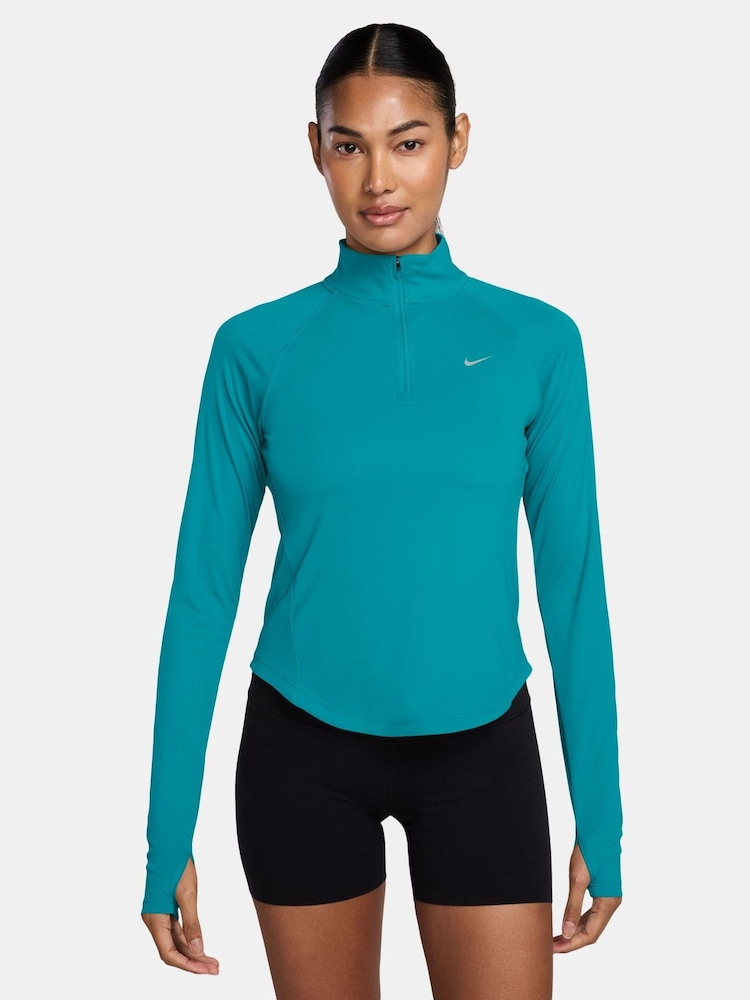Nike Energy Blue Tempo Dri-FIT 1/2-Zip Running Top - Image 1 of 4 Nike Energy Blue Tempo Dri-FIT 1/2-Zip Running Top - Image 1 of 4