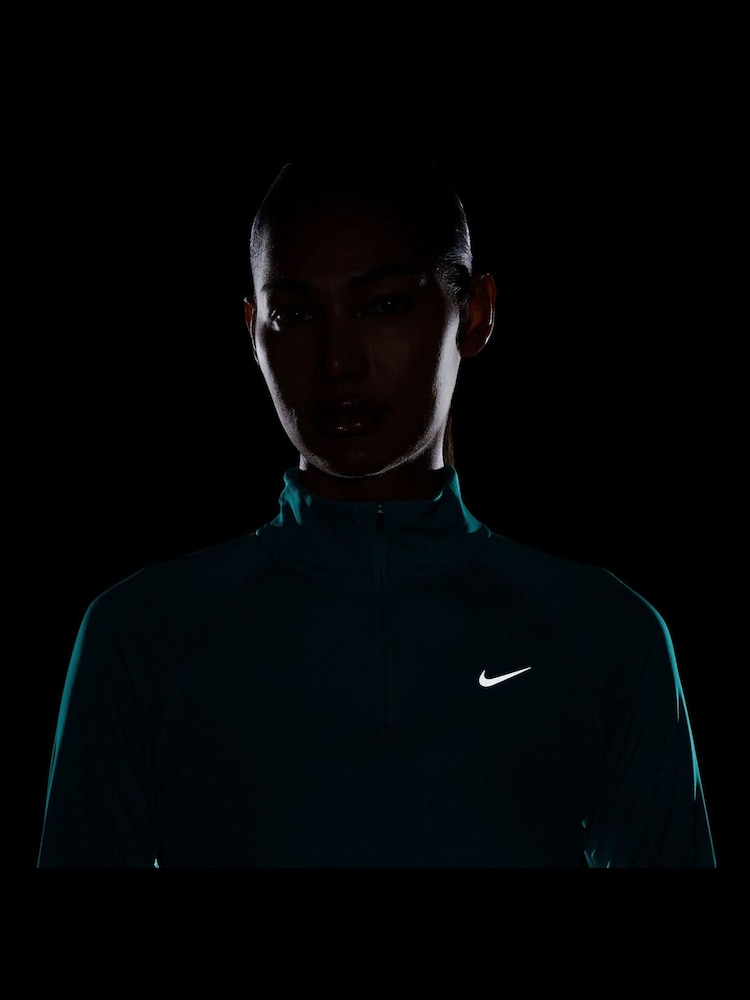 Nike Energy Blue Tempo Dri-FIT 1/2-Zip Running Top - Image 4 of 4 Nike Energy Blue Tempo Dri-FIT 1/2-Zip Running Top - Image 4 of 4