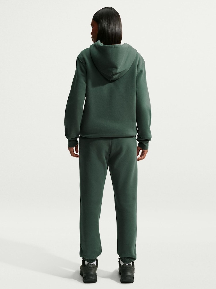 Camouflage-Grün - Nike Studio Fleece Mid Rise Cuffed Joggers - Bild 2 von 7