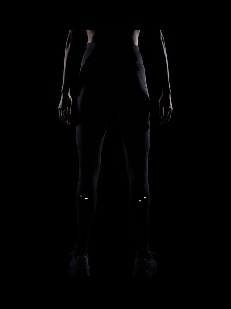 Nike Gridiron Grey Tempo Swoosh Run High-Waisted 7/8 Running Leggings - Image 4 of 4 Nike Gridiron Grey Tempo Swoosh Run High-Waisted 7/8 Running Leggings - Image 4 of 4