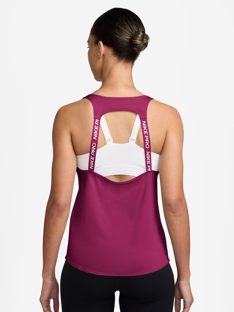 Nike True Berry Pro Dri-FIT Tank Vest Top - Image 2 of 3 Nike True Berry Pro Dri-FIT Tank Vest Top - Image 2 of 3