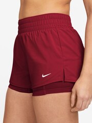 Tough Red - Шорти Nike One Dri-FIT Mid Rise 3" 2-in-1 - Image 3 of 4