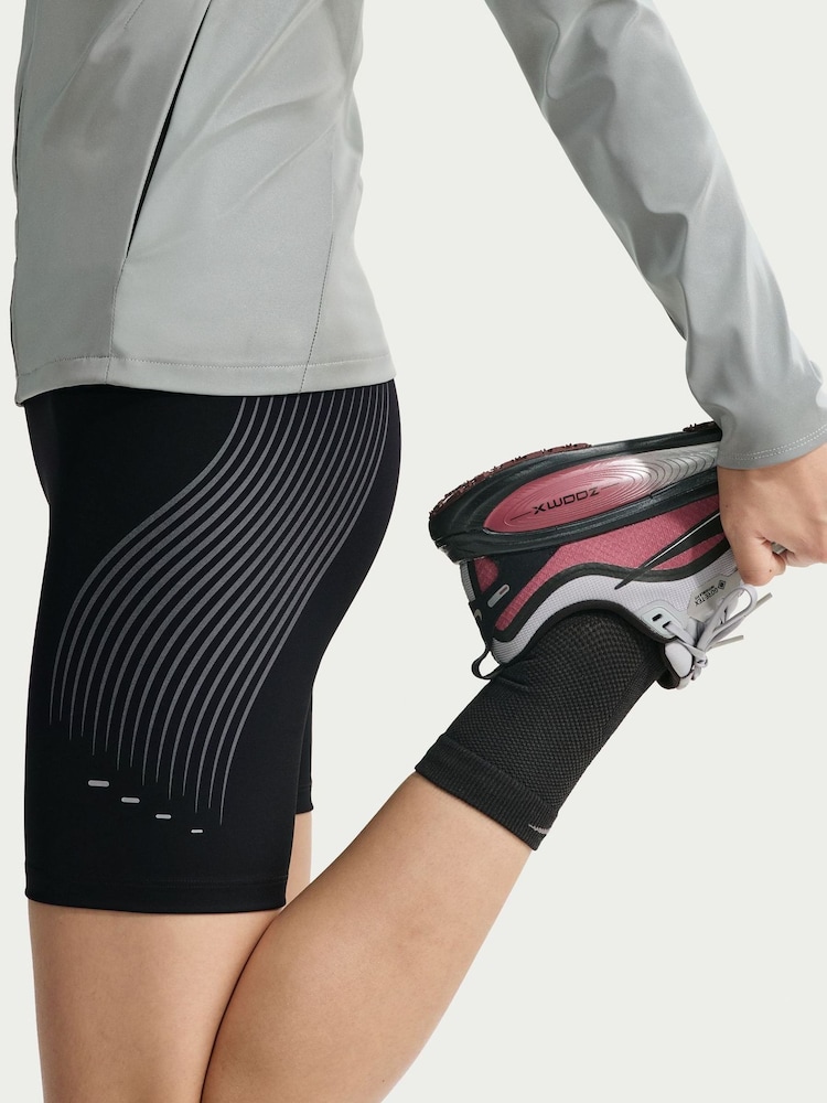 Nike Black Swift High-Waisted 7" Running Shorts - Image 1 of 5 Nike Black Swift High-Waisted 7" Running Shorts - Image 1 of 5