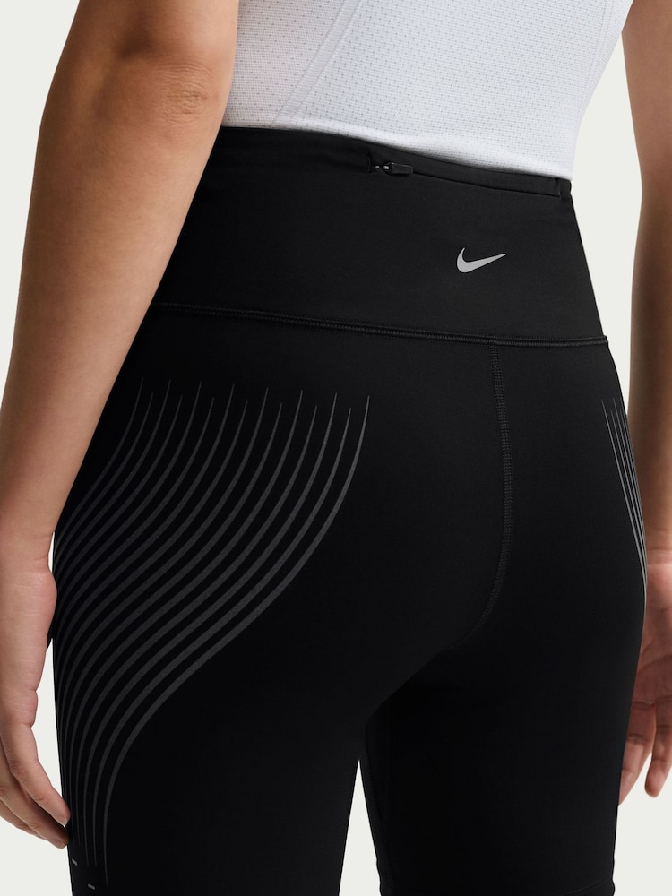 Nike Black Swift High-Waisted 7" Running Shorts - Image 5 of 5 Nike Black Swift High-Waisted 7" Running Shorts - Image 5 of 5