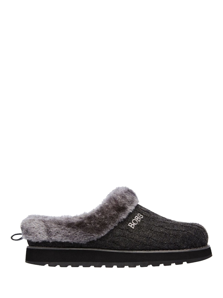 Skechers Grey Keepsakes Ice Angel Slippers - Image 1 of 3 Skechers Grey Keepsakes Ice Angel Slippers - Image 1 of 3