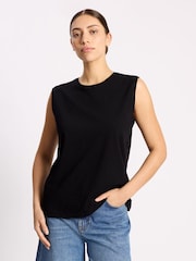 Schwarz - Albaray Cotton Tank Top - Bild 1 von 4