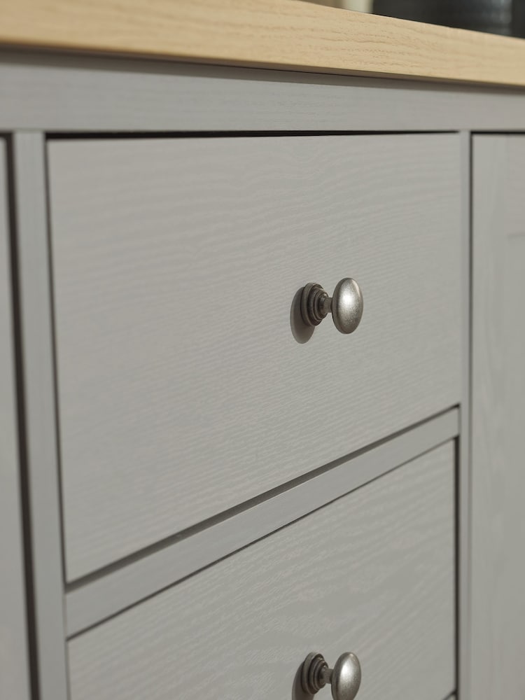 Dove Grey Malvern Oak Effect Sideboard - Image 13 of 13 Dove Grey Malvern Oak Effect Sideboard - Image 13 of 13