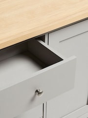 Dove Grey Malvern Oak Effect Sideboard - Image 5 of 13