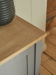 Dove Grey Malvern Oak Effect Sideboard - Image 8 of 13