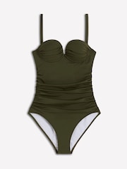 Boden Green Pleated Cup Swimsuit - Image 6 of 7
