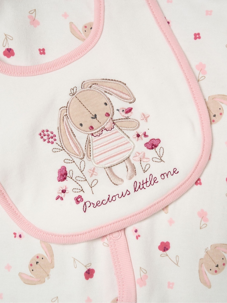 Rock-A-Bye Baby Boutique White All-In-One Baby Gift Set 5 Piece - Image 2 of 6 Rock-A-Bye Baby Boutique White All-In-One Baby Gift Set 5 Piece - Image 2 of 6