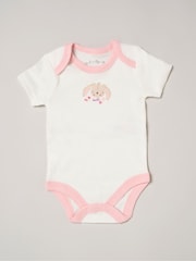 Rock-A-Bye Baby Boutique White All-In-One Baby Gift Set 5 Piece - Image 4 of 6