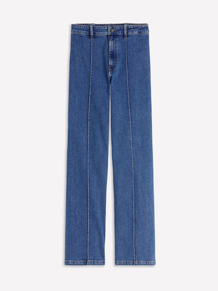 Boden Pintuck Column Leg Jeans - صورة 6 من 6