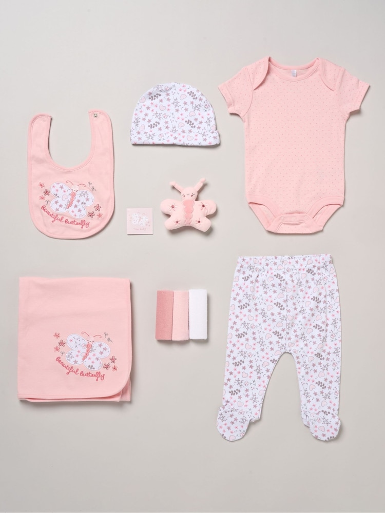 Rock-A-Bye Baby Boutique Pink Hanging Gift Set - Image 1 of 6