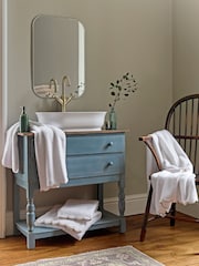 Christy Gold Scallop Edge Embroidered Cotton Towel - Image 2 of 4