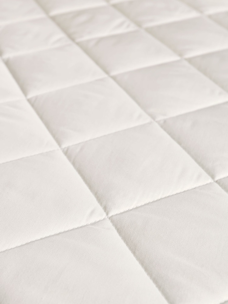 Christy White Classic Hypoallergenic Mattress Topper - Image 1 of 4 Christy White Classic Hypoallergenic Mattress Topper - Image 1 of 4