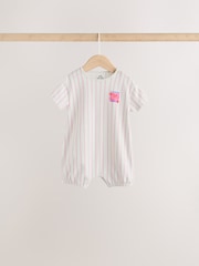Pink and Red Lobster Printed T-Shirt Baby Romper - Image 2 of 10