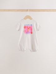 Pink and Red Lobster Printed T-Shirt Baby Romper - Image 6 of 10