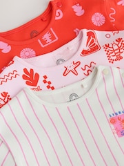 Pink and Red Lobster Printed T-Shirt Baby Romper - Image 8 of 10