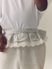 Grey Frill Waist Barrel Leg Trousers (3mths-7yrs) - Image 3 of 4